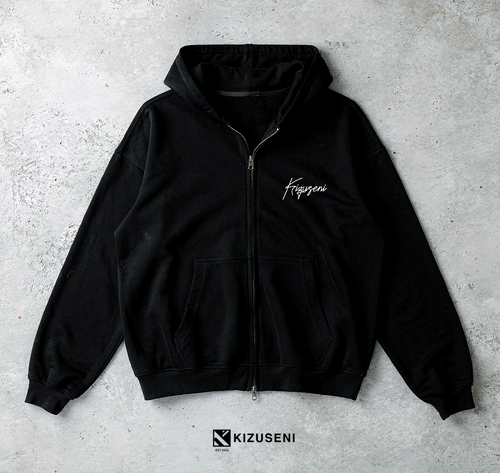 KIZUSENI ABLAZE BLACK ZIP