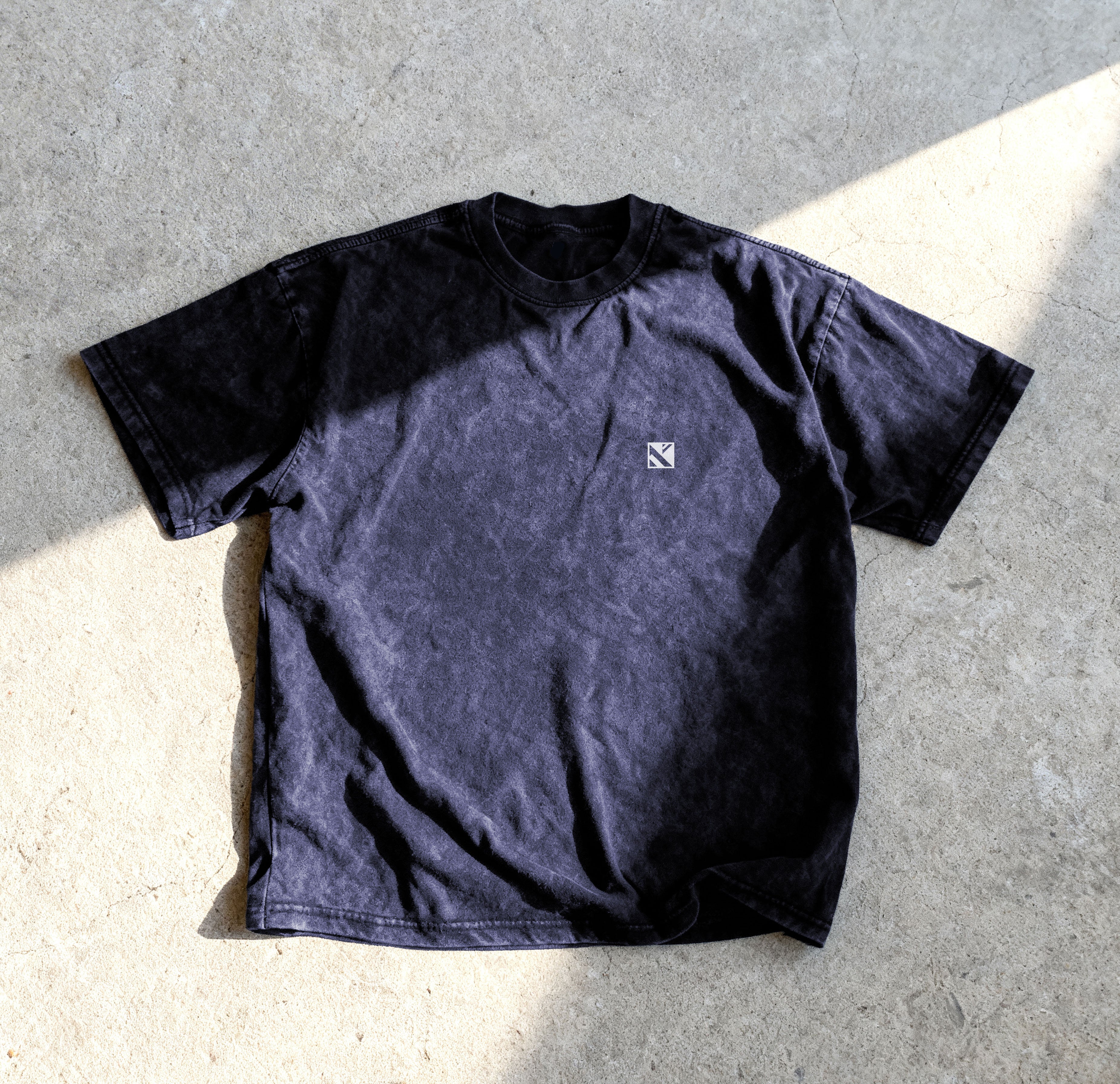 KIZUSENI TOJI BLUE WASHED TSHIRT