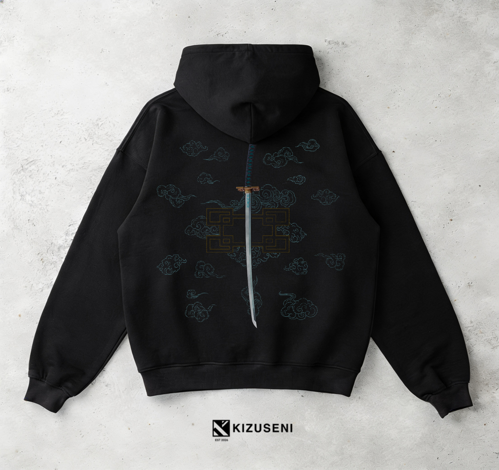 KIZUSENI MIST BLACK ZIP