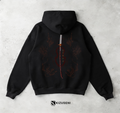 KIZUSENI ABLAZE BLACK ZIP